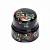 фото распаячная коробка d 60 мм + 4 самореза цвет черный с цветами или ягодами: роспись по мотивам хохломского стиля