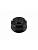 фото розетка телевизионная оконченная, цвет nero (черный), серебристая фурнитура