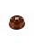 фото розетка телефонная rj 11, цвет bruno (коричневый), серебристая фурнитура