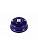 фото розетка телефонная rj 11, цвет azzurra (лазурный), серебристая фурнитура