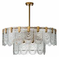 Люстра на штанге Indigo Salice 12022/B/9R Brass фото