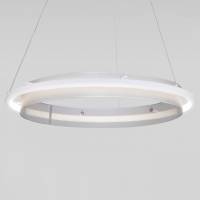 Подвесной светильник Eurosvet Imperio 90241/1 белый/ серебро Smart фото