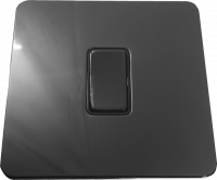 фото перекрёстный выключатель, цвет: черный никель, excellent