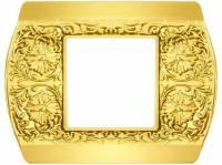 фото рамка одинарная fede sanremo цвет: светлое золото
