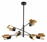 Люстра на штанге Indigo Severo 10004/6R Black фото