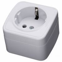 Розетка с заземлением Stekker Basic 39033 фото