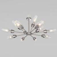 Люстра на штанге Eurosvet Thalia 60140/12 сатин-никель фото