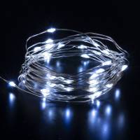 Гирлянда Нить Eurosvet Роса 400-007 белый фото