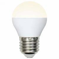 LED-G45-6W/WW/E27/FR/MB PLM11WH Лампа светодиодная. Форма «шар», матовая. Серия Multibright. Теплый белый свет (3000K). 100-50-10. Карт