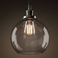 Подвесной светильник Imperiumloft Loft Clear Glass Sphere Cloche 40.189 фото