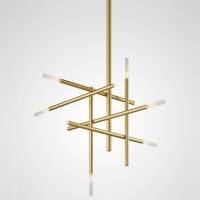 Люстра на штанге Imperiumloft Traverse Gold TRAVERSE01 фото