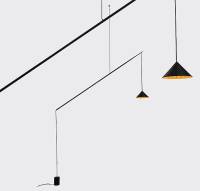 Светильник на растяжке Italline IT03-1429 IT03-1429 black/orange фото