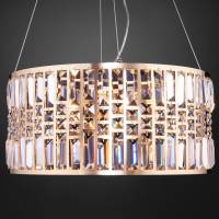 Подвесной светильник Eurosvet Lory 10125/5 золото/прозрачный хрусталь Strotskis Smart фото