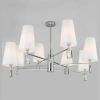 Люстра на штанге Eurosvet Milazzo 60137/8 хром фото