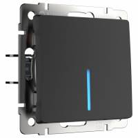 Выключатель одноклавишный с подсветкой без рамки Werkel W111 W1110108 фото