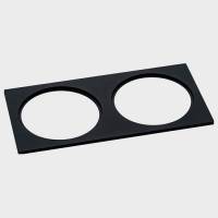 Рамка на 2 светильника Italline IT02-QRS2 IT02-QRS2 black фото