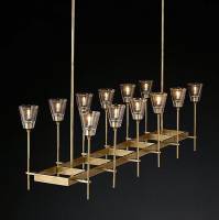 Люстра на штанге Imperiumloft Rh Torche De Verre Linear Chandelier 12 40.1548 фото