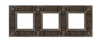 фото рамка 3-поста fede granada цвет: античное серебро