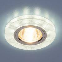 Точечный светильник светодиодный 8371 MR16 WH/SL белый/серебро фото
