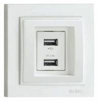 Розетка USB Mono Electric Despina 102-170005-178 фото
