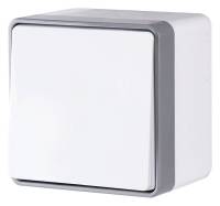 Выключатель одноклавишный влагозащищенный Werkel белые W5010201 фото