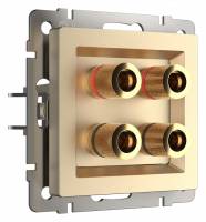 Розетка акустическая без рамки Werkel шампань W1185011 фото