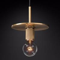 Подвесной светильник Imperiumloft Rh Utilitaire Disk Shade Pendant 40.2342 фото