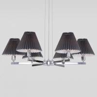 Подвесная люстра Eurosvet Peony 60136/6 хром/графит фото