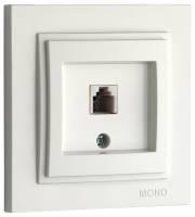 Розетка телефонная RJ-11 Mono Electric Despina 102-190005-124 фото