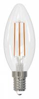 Лампа светодиодная Volpe  E14 5Вт 3000K LED-C35-5W/3000K/E14/CL/SLF фото
