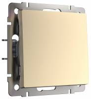 Выключатель проходной одноклавишный без рамки Werkel шампань W1112011 фото