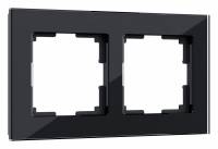 Рамка на 2 поста Werkel Favorit (черный) W0021108 фото