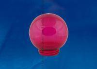 UFP-P150A RED Рассеиватель призматический (с насечками) в форме шара для садово-парковых светильников. Диаметр - 150мм. Тип соединения с креп