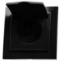 Розетка с заземлением и шторками Stekker Эрна 39481 фото