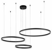 Подвесной светильник Indigo Galass 14001/3P Black фото
