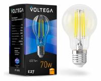 Лампа светодиодная Voltega Crystal E27 7Вт 2800K VG10-A60E27warm7W-F фото