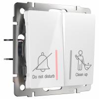 Выключатель двухклавишный без рамки Werkel W111 4 W1120801 фото