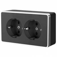 Розетка двойная с заземлением Werkel Gallant 5 W5072135 фото