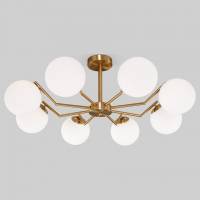 Люстра на штанге Eurosvet Frost 70154/8 латунь фото