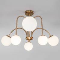 Люстра на штанге Eurosvet Alix 30177/6 латунь фото