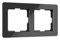 Рамка на 2 поста Werkel Acrylic черный W0022708 фото