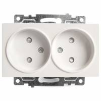 Розетка без заземления и шторками, без рамки Stekker Катрин 39573 фото