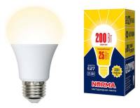 Лампа светодиодная Volpe  E27 25Вт 3000K LED-A70-25W/3000K/E27/FR/NR картон фото
