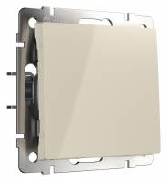 Выключатель одноклавишный без рамки Werkel Слоновая кость W1113003 фото