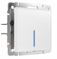 Выключатель сенсорый одноклавишный с подсветкой, без рамки Werkel белый W4510001 фото