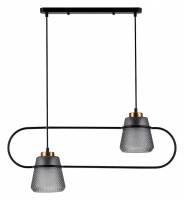 Подвесной светильник Indigo Astratto 11016/2P Black фото