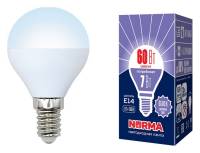 Лампа светодиодная Volpe  E14 7Вт 6500K LED-G45-7W/DW/E14/FR/NR картон фото