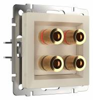 Розетка акустическая без рамки Werkel слоновая кость W1185003 фото