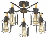 Люстра на штанге Escada Texas 469/5PL Black фото