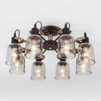 Потолочная люстра Eurosvet Astor 70111/8 черный фото